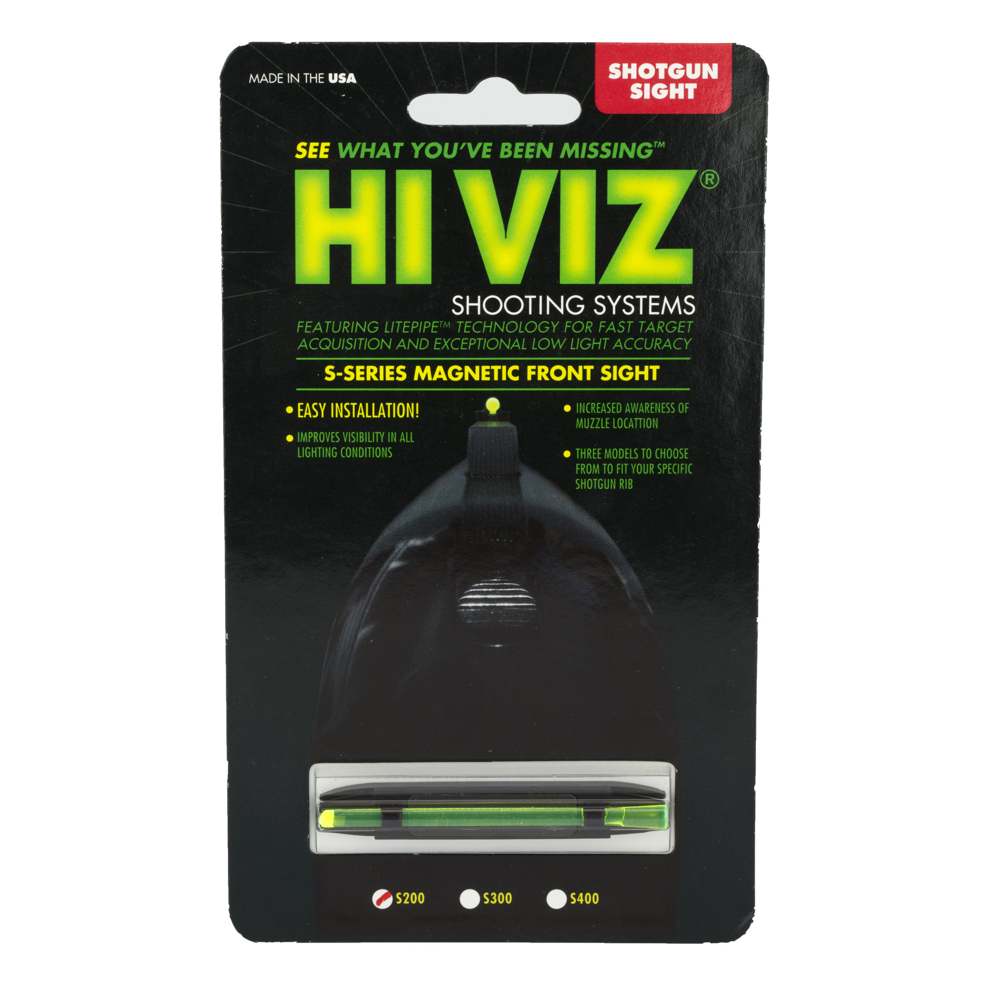 HIVIZ ULTRA NARROW MAGNETIC GRN