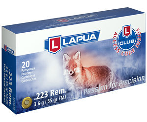 LAPUA 223 REM 55GR FMJ 20/600