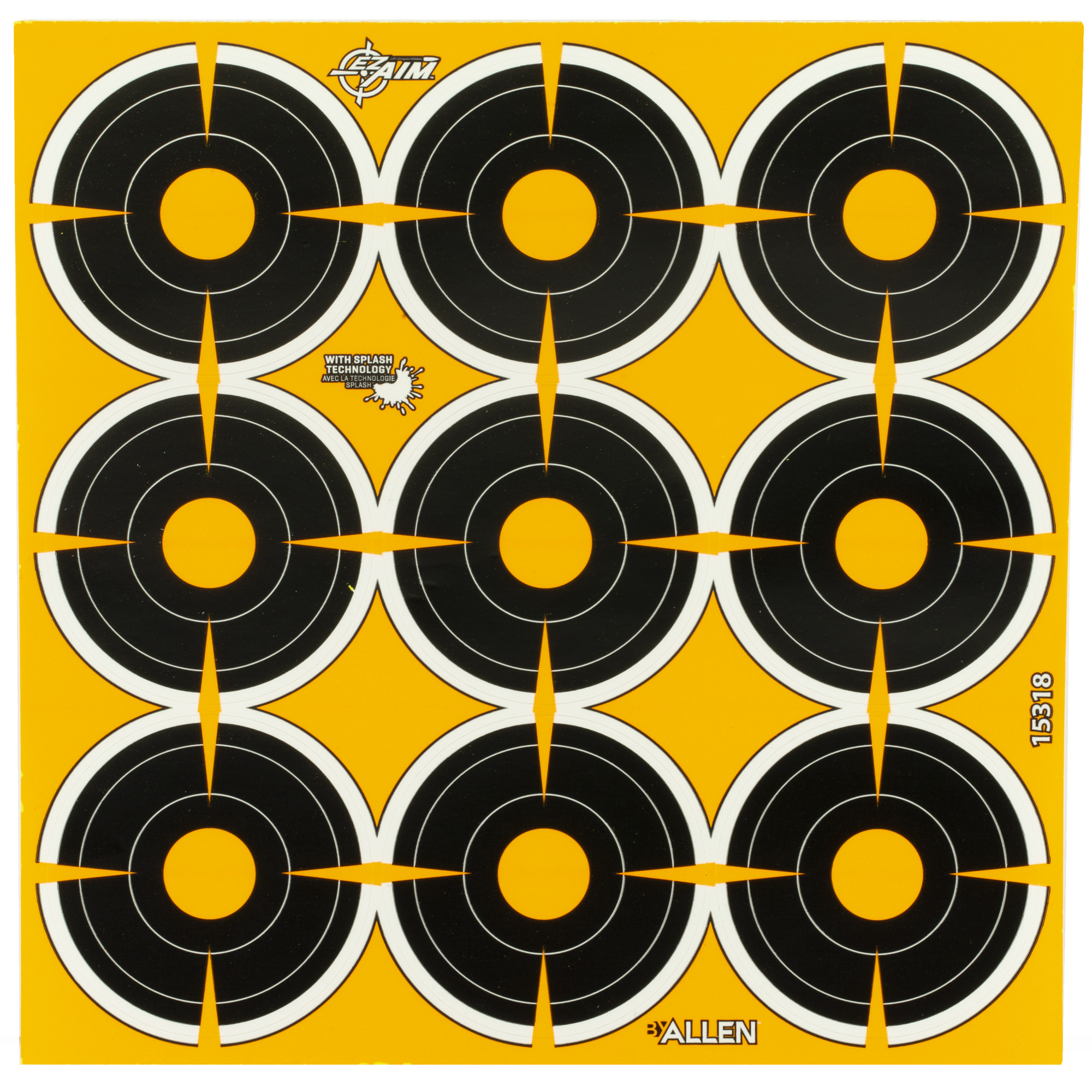 ALLEN EZ AIM 2 BULLSEYE 12 SHEETS