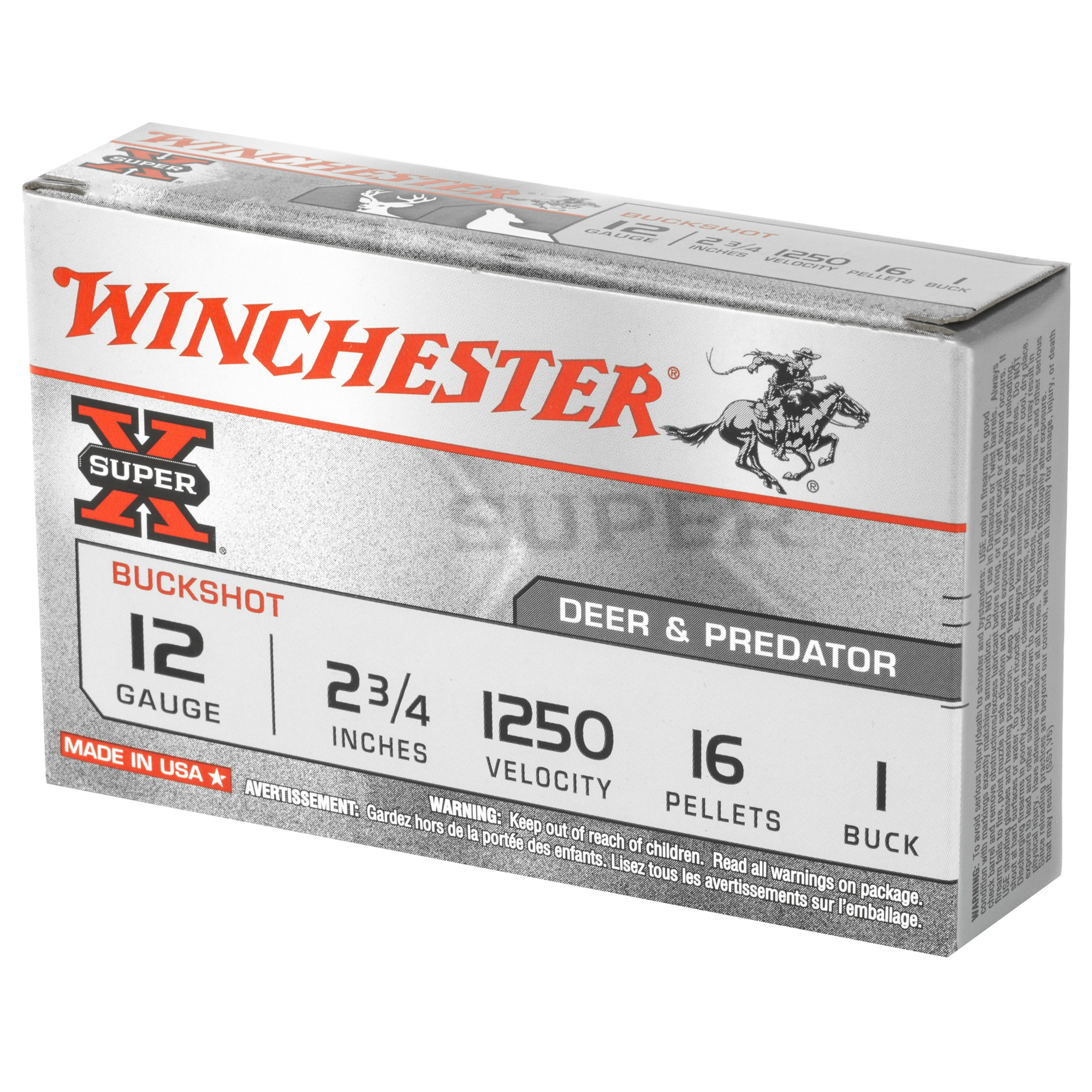 WIN SUPERX 12GA 2.75 #1BK 16PL 5/250 - Image 3