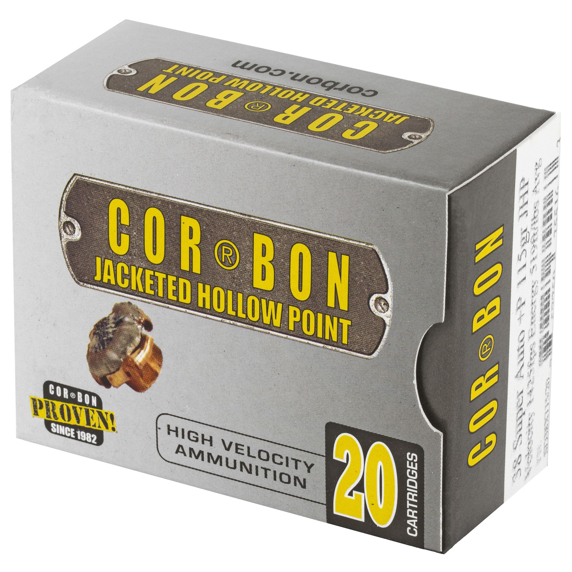 CORBON 38SUPER+P 115GR JHP 20/500 - Image 3
