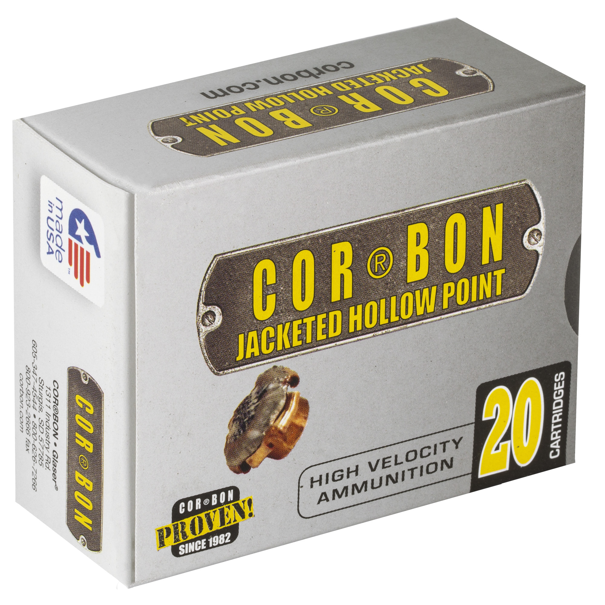 CORBON 38SUPER+P 115GR JHP 20/500 - Image 2