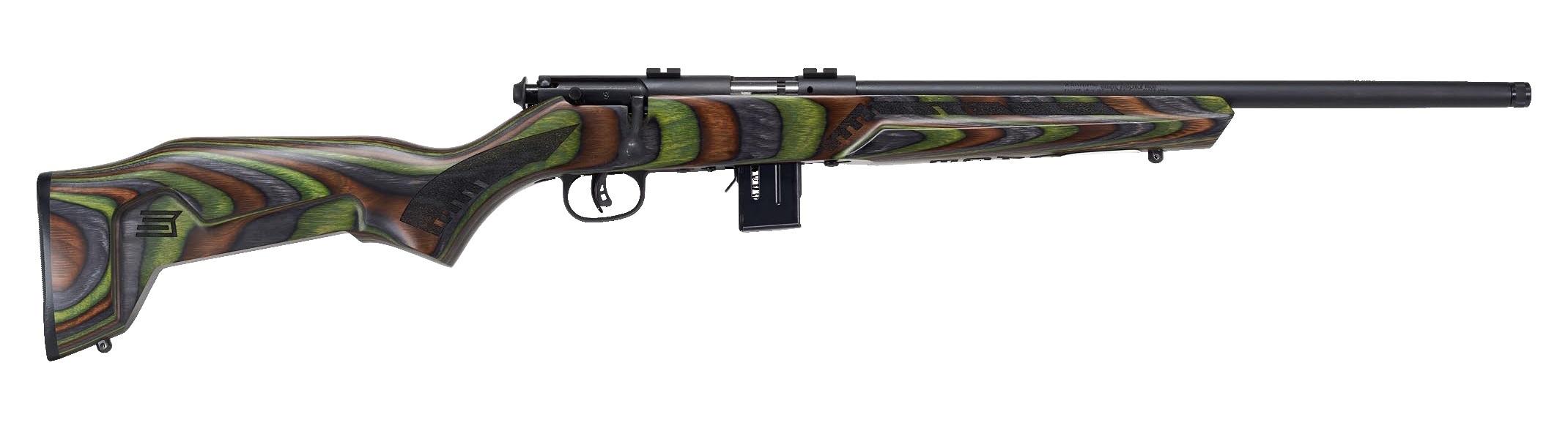 93 BOLT 22MAG BL/GRN 18" TB