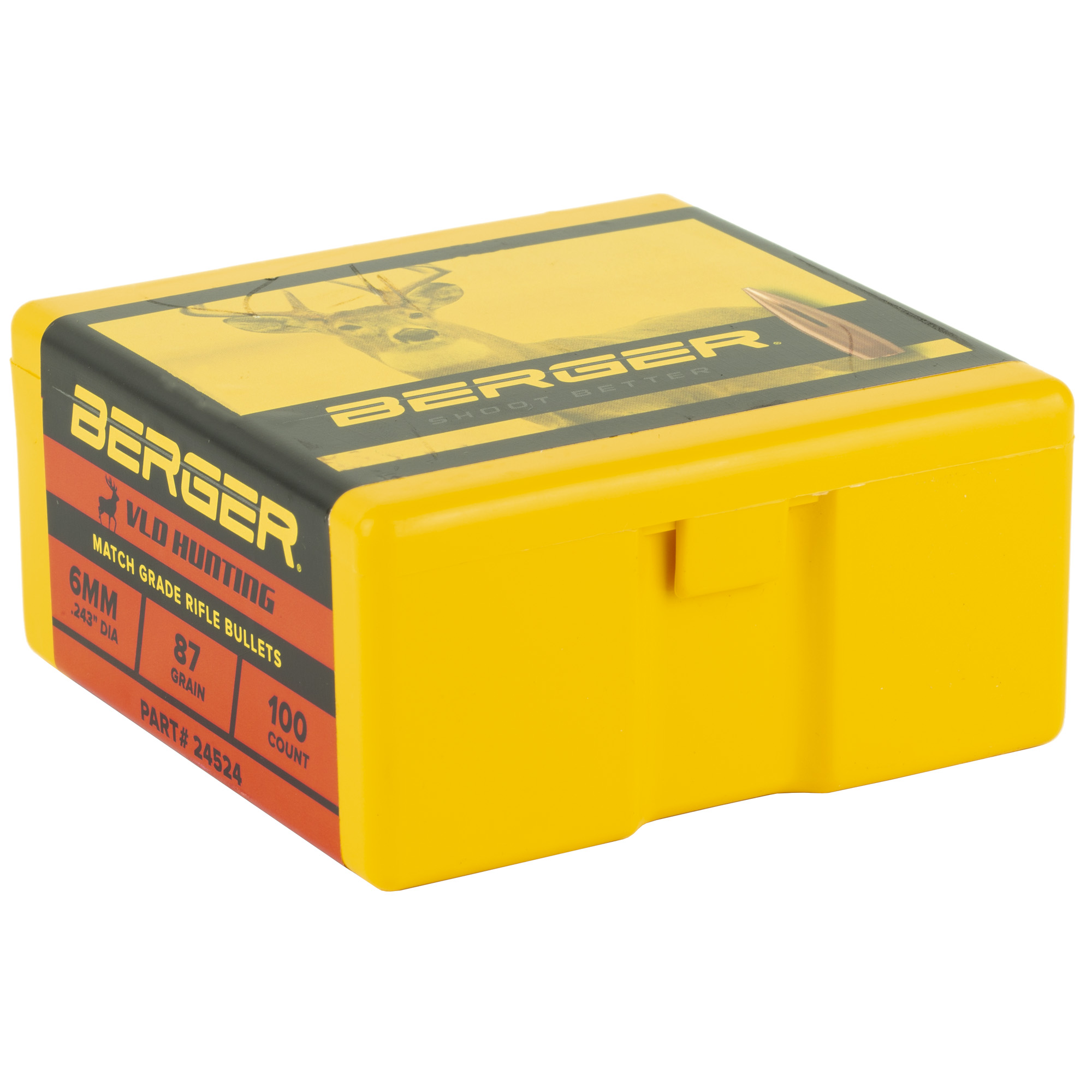 BERGER .243/6MM 87G LD HUNTING 100CT - Image 2