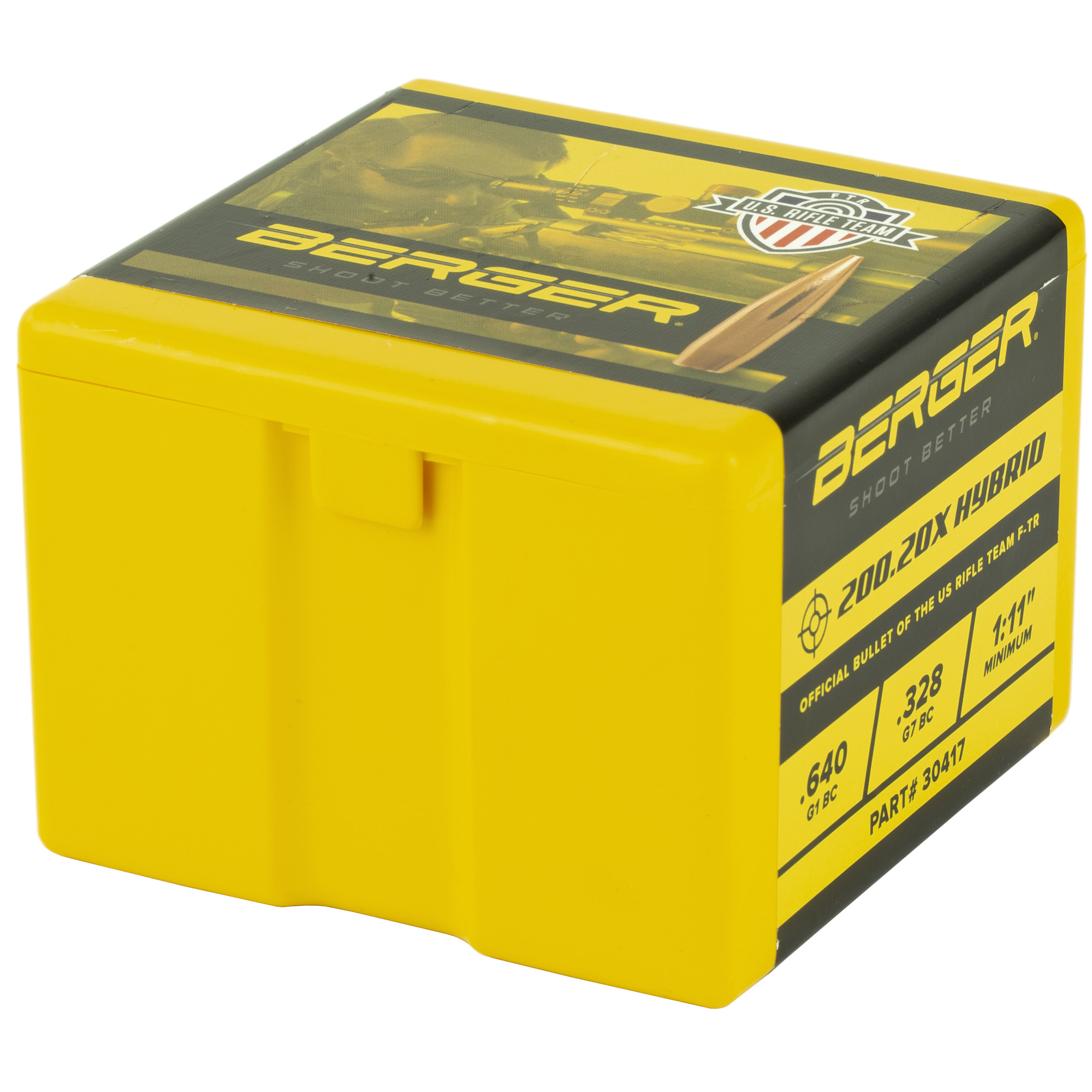 BERGER .30 200GR HYBRID TARGET 100CT - Image 3