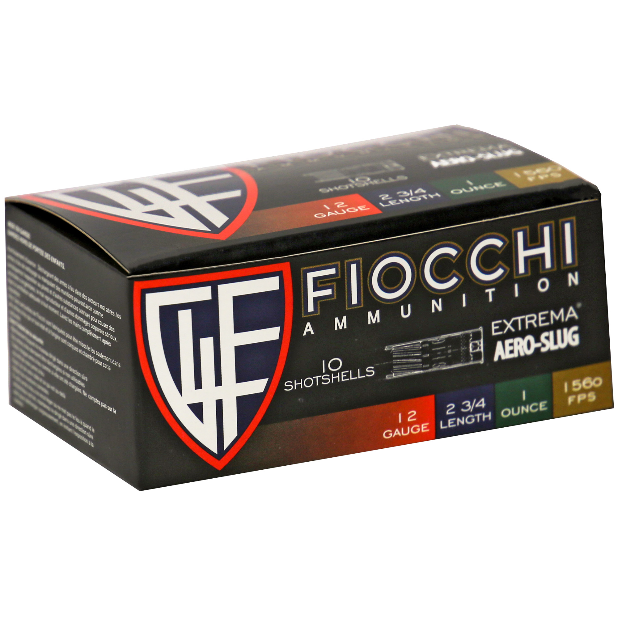 FIOCCHI 12GA AERO SLUG HV 10/250 - Image 2