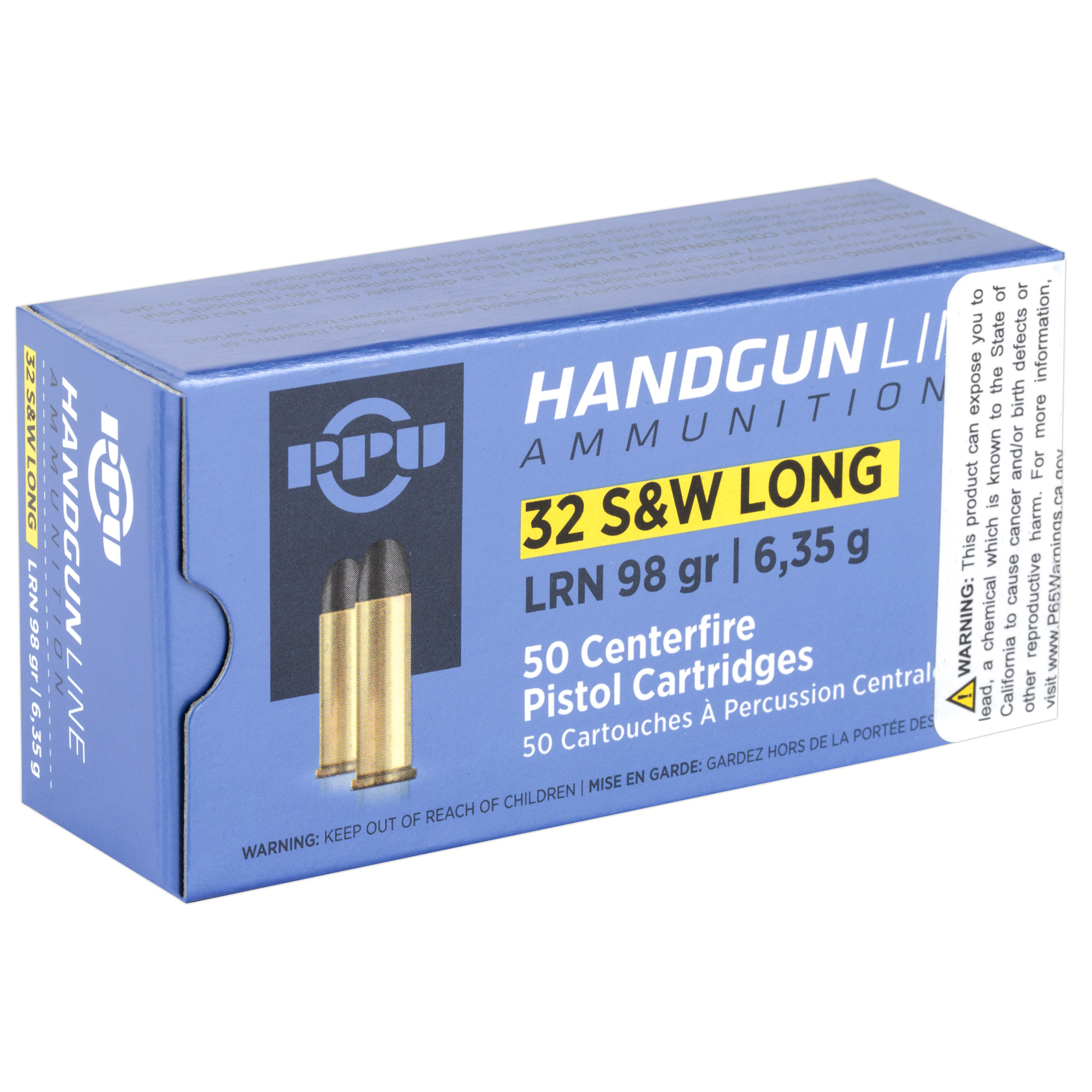 PPU 32 S&W LONG LRN 98GR 50/500 - Image 2