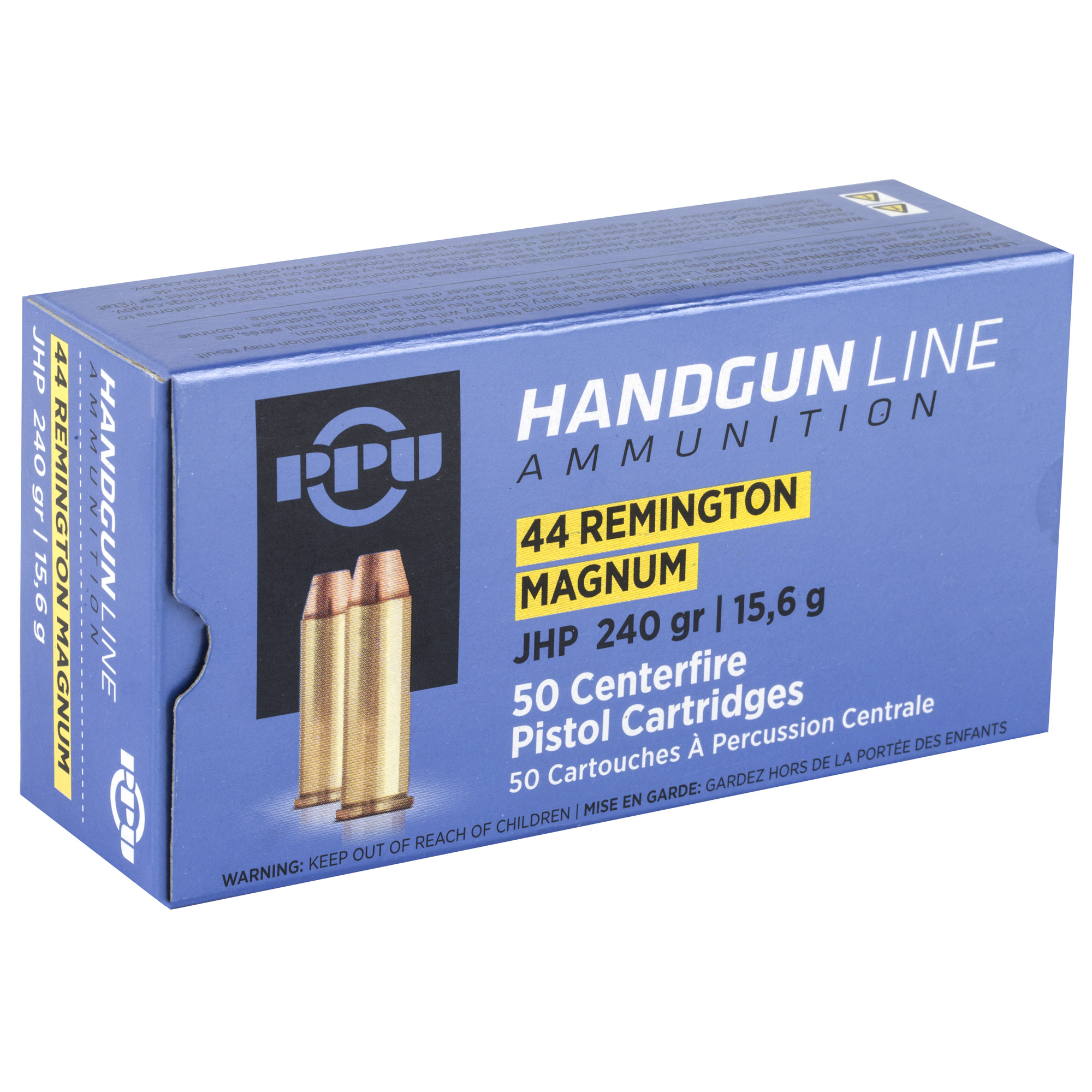 PPU 44MAG JHP 240GR 50/500 - Image 2