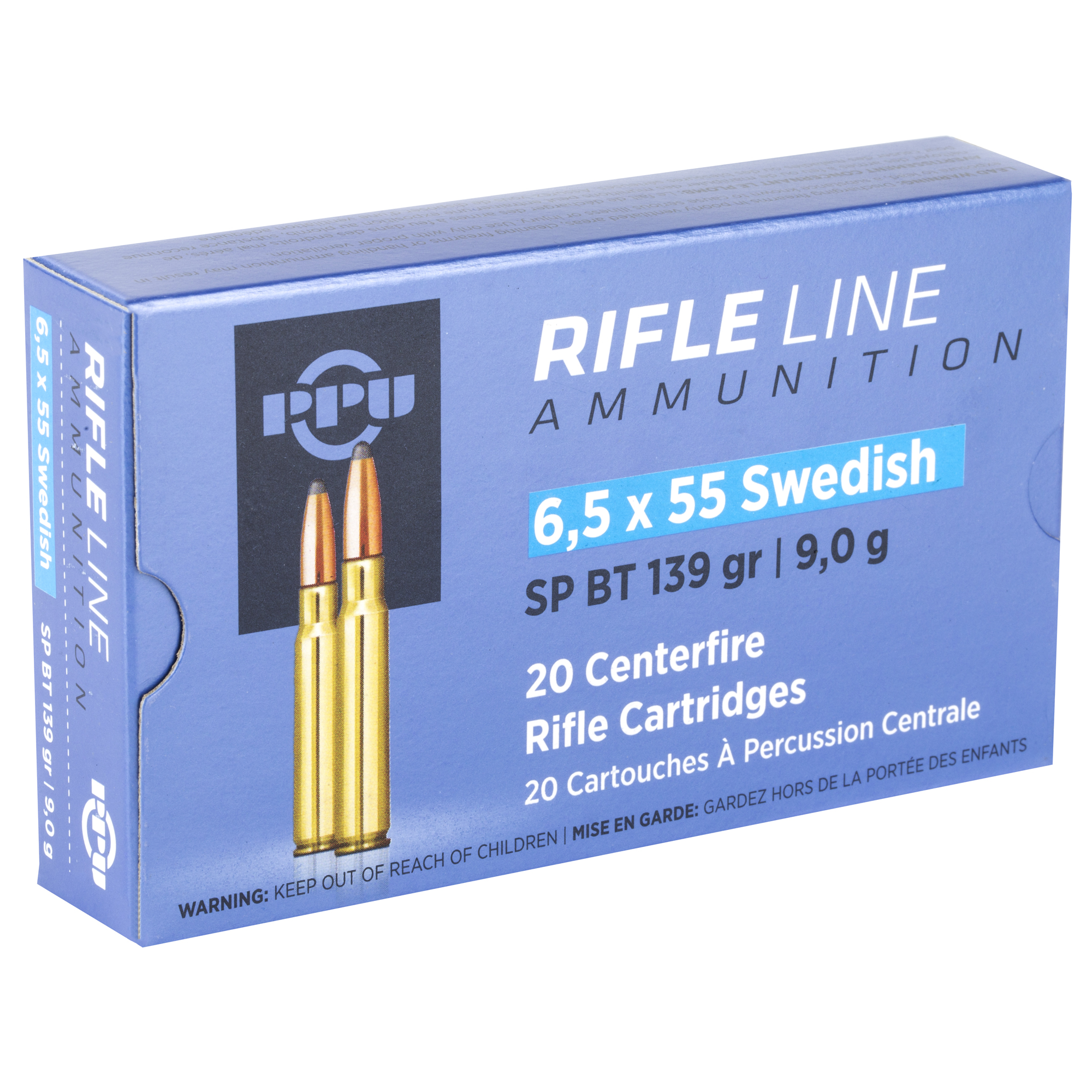 PPU 6.5X55 SWEDISH SP 139GR 20/200 - Image 2