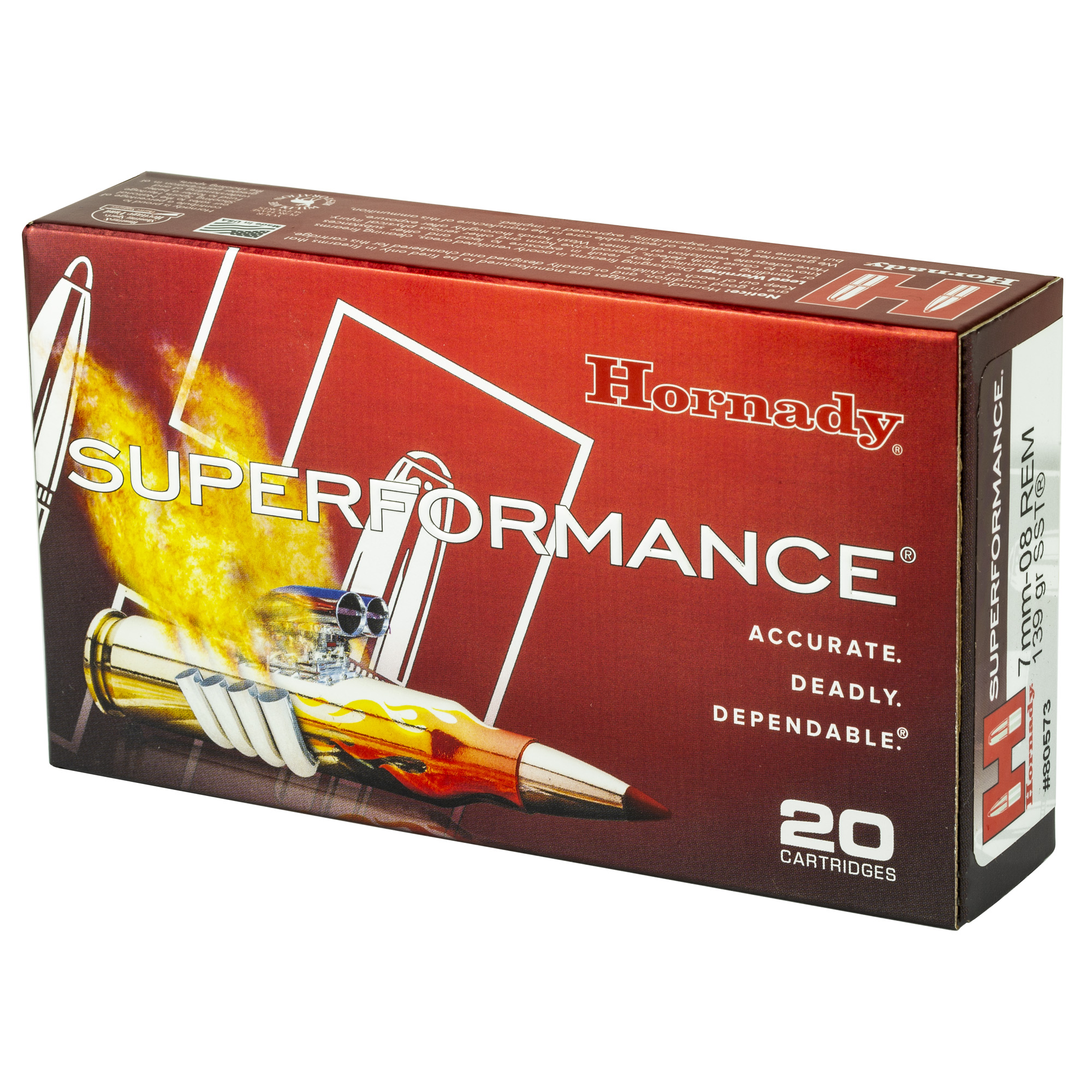 HRNDY SF 7MM-08 139GR SST 20/200 - Image 3