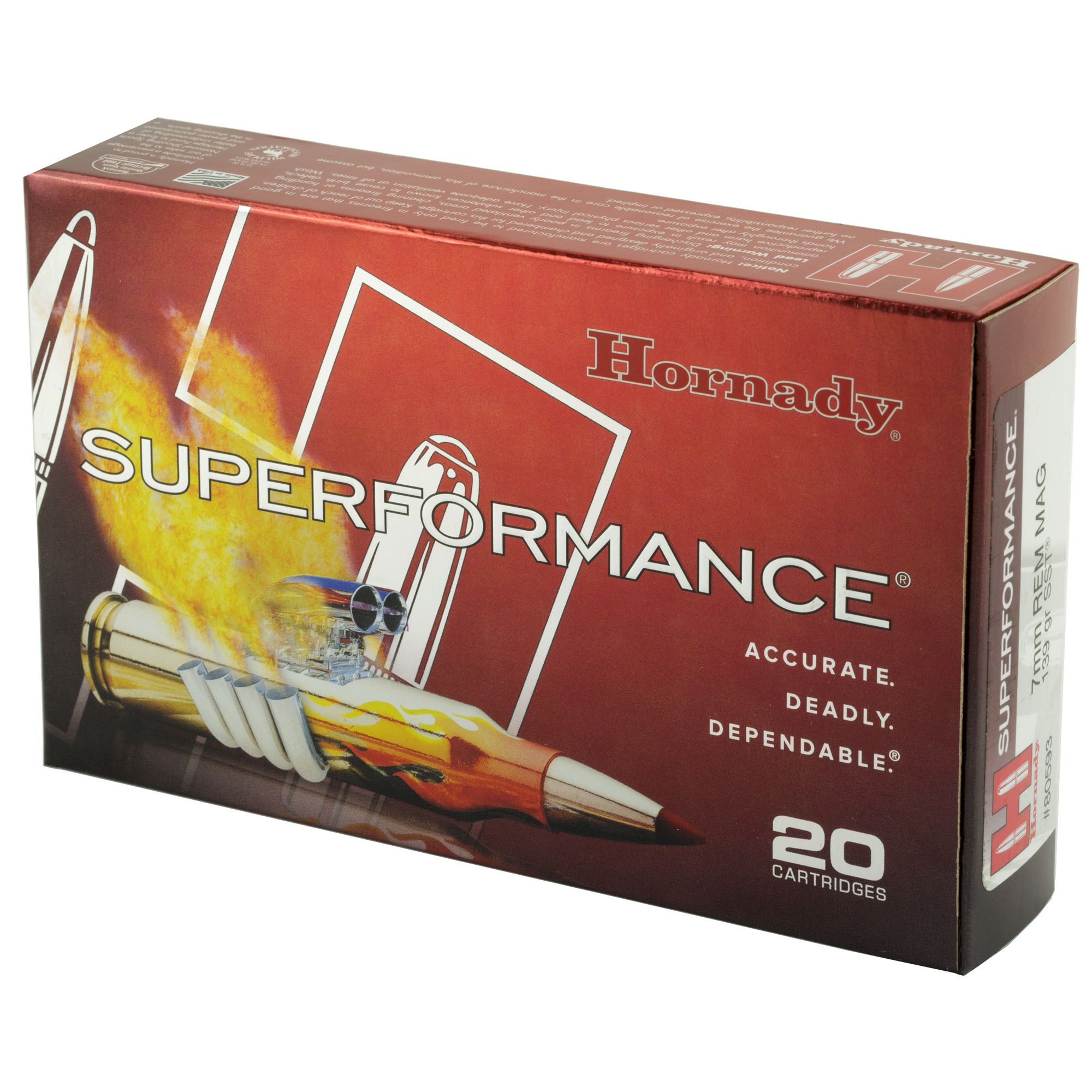 HRNDY SF 7MMREM 139GR SSTSPF 20/200 - Image 3