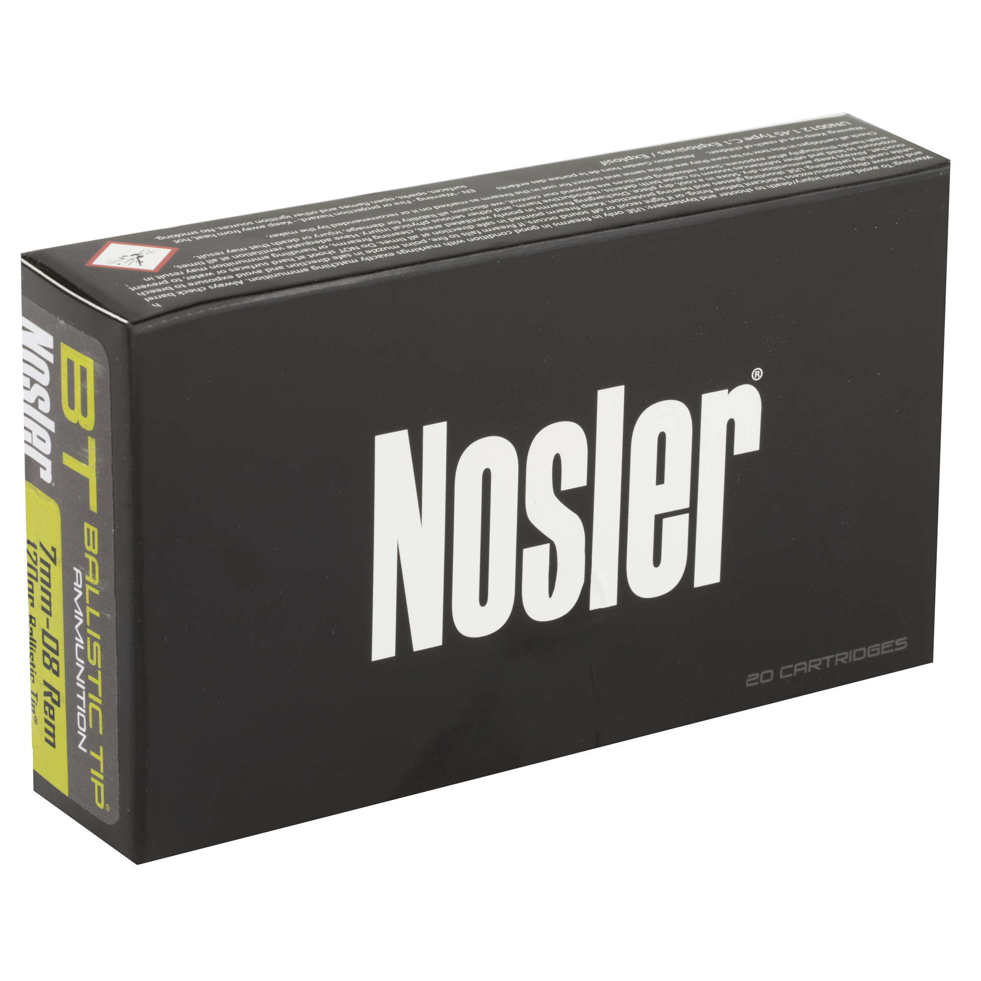 NOSLER 7MM-08 120GR BT HUNT 20/200 - Image 2