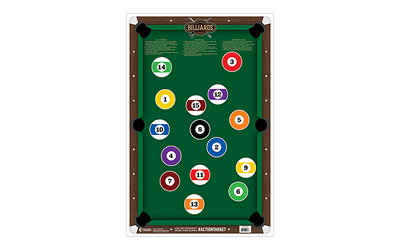 ACTION TGT BILLIARDS 100PK