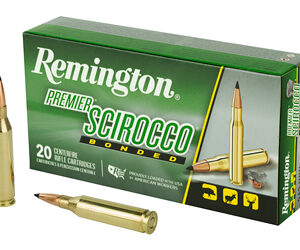 Remington Premier Scirocco Centerfire Rifle Ammo 243 Win. 95 gr. Swift Scirocco Bonded 20 rd.