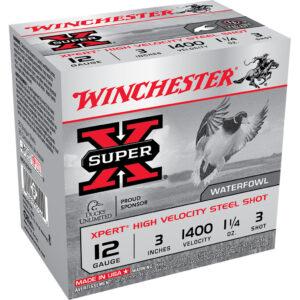 Winchester Super-X Xpert Hi-Velocity Steel 12 ga. 3 in. 1 1/4 oz. 3 Shot 25 rd.