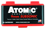 ATOMIC 9MM LUGER SUBSONIC